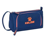 Trousse Scolaire avec Accessoires Kelme Navy blue Orange Blue marine 20 x 11 x 8.5 cm (32 Pièces)