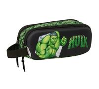 Trousse Scolaire Avengers Safta Hulk 3d En Textile Noir / Vert TU