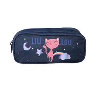 Bagtrotter Trousse Scolaire 2 Compartiments Lili Lou Bleu