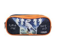 Bagtrotter Trousse Scolaire 2 Compartiments Vorax Dinosaure Bleue