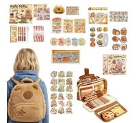 Trousse Scolaire Capybara | Fournitures Scolaires Étudiant | Trousse à Crayons Format Généreux - Pour Étudiants Artistes Collectionneurs Étude Adolescents Adultes Amateurs D'Animaux