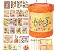 Trousse Scolaire Crayon - Capybara Set De Papeterie Scolaire | Trousse À Crayons Capybara Pour La Rentrée,Pour Élèves Garçons Filles Préscolaires Et Famille Amis, B, Se référer à la description, Se