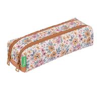 Trousse scolaire double - TANN'S - Héloïse - Multicolore - 2 compartiments zippés - Matière recy