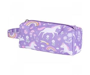 Trousse scolaire enfant avec poignée Rêves de licorne