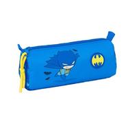 Trousse scolaire enfant - safta - 21x7x8 cm - Bleu - Caricature - Fermeture éclair - Polyester résistant