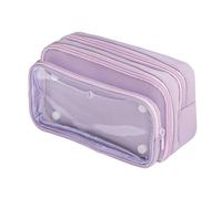 Trousse Scolaire Fille Ado College Trousse Ecole Double Compartiment | Multifonction Plumier Pencil Case Pratique Pour Fille Garçon Ado Pochette Pour Fournitures École Et Bureau