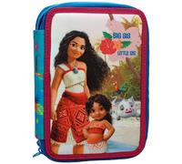 Trousse Scolaire Fille Remplie Vaiana 2 Compartiments 20 Cm ? Disney Multicolore TU