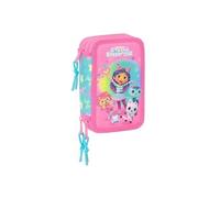 Trousse Scolaire - - GABBY'S Dollhouse Confetti - 37 Outils Inclus - Polyester Recyclé