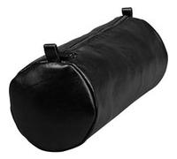 Clairefontaine Trousse ronde en cuir Grande 22 x 8 cm Noir