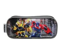 Trousse scolaire - Hasbro - Transformers - 2 compartiments - Gris - 100% polyester
