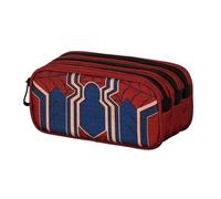 Trousse triple enfant Educa Borras Marvel Spiderman Drop Rouge 11x22x10 cm