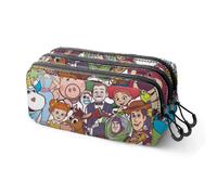 Trousse scolaire - KARACTERMANIA - Trick FAN 2.2 - Disney Toy Story Team - Ripstop - 3 compartiments zippés
