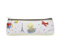 Trousse scolaire Kiub Le Petit Prince, Personnages rayures jaunes (21x7cm)