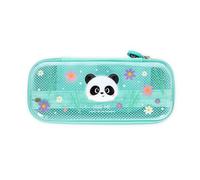 LEGAMI - Trousse Wonderwow, Thème Panda, 2 Compartiments et Porte-Stylo intérieur, Compartiment intérieur avec Tissu en Maille, Fermeture à Glissière, 23 x 11 x 5 cm