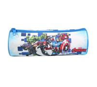 Trousse scolaire - Marvel - Avengers - Ronde - Bleue - Polyester résistant