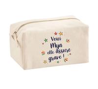 Trousse Scolaire Mya Elle Assure Grave ! | Pochette Maquillage Make-up Trousse pour Fournitures Bureau Cadeau Fête des Mères Anniversaire Soeur Noël Tata Marraine