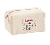 Trousse Scolaire Ophélie la Plus Belle | Pochette Maquillage Make-up Trousse pour Fournitures Bureau Cadeau Fête des Mères Anniversaire Soeur Noël Tata Marraine