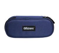 Trousse scolaire ovale plumier offshore bleu TU