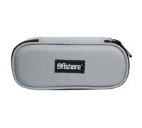 Trousse scolaire ovale plumier offshore gris TU