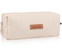 Trousse Scolaire Pencil Case Grande Capacité Sac A Crayons Stationnaire Pochette Pen Pencil Cases Trousse À Crayons Scolaire Filles Garcon Pencil Holder (Beige)