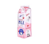 Trousse Scolaire pour Enfant Brique De Lait, Grand Capacité Aesthetic Trousse 1 Compartiment pour Garcon Et Fille Ado College, Etui à Crayon pour L'éCole, Le CollèGe Et Le Bureau