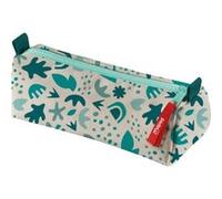 Maped Trousse Smiling Planet – Scolaire tissu 100% recyclé, 22 cm, cordelette Easy Zip