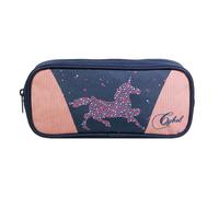 Trousse scolaire rectangulaire cybel cheval licorne bleu TU
