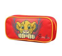 Trousse scolaire rectangulaire disney le roi lion simba rouge rouge TU