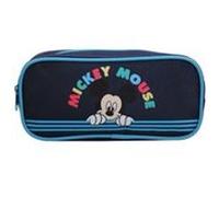 Trousse scolaire rectangulaire Disney Mickey Bleue Bagtrotter Bleu G