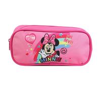 Trousse scolaire rectangulaire disney minnie arc en ciel rose TU