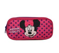 Trousse scolaire rectangulaire disney minnie rose TU