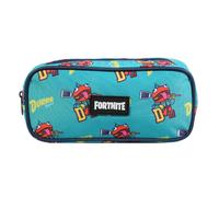 Trousse scolaire rectangulaire fortnite hamburger bleu TU