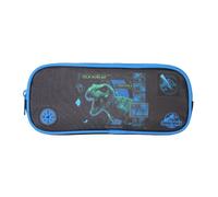 Trousse scolaire rectangulaire jurassic world noir TU