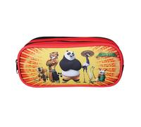 Trousse Scolaire Rectangulaire Kung Fu Panda Rouge TU