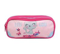 Trousse Scolaire Rectangulaire Lili Lou Rose TU