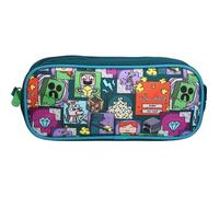 Trousse scolaire rectangulaire Minecraft Jeu Vidéo Verte Bagtrotter