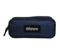 Trousse scolaire rectangulaire offshore bleu TU