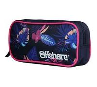 Trousse scolaire rectangulaire Offshore Hibiscus Bleue marine Bagtrotter Bleu G