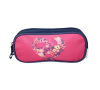 Trousse scolaire rectangulaire phileas amour rose TU