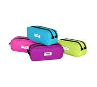 Trousse scolaire rectangulaire Viquel 2 compartiments Teknik Girl Modèle aléatoire