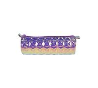 Trousse scolaire ronde Clairefontaine 1 compartiment Holographique Violet