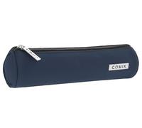 Trousse scolaire ronde - Comix - Bleu