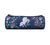Trousse scolaire ronde cybel cheval licorne bleu TU