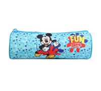 Trousse scolaire ronde disney mickey bleu TU