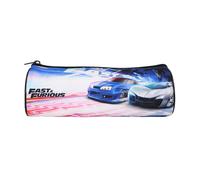 Trousse scolaire ronde fast and furious noir TU