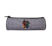 Trousse Scolaire Ronde Harry Potter Gris Gris TU