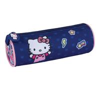 Trousse scolaire ronde Oberthur 1 compartiment Hello Kitty