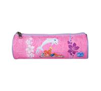 Trousse scolaire ronde oum le dauphin rose TU