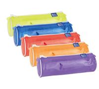 Trousse scolaire ronde Oxford 1 compartiment Modèle aléatoire
