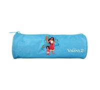 Trousse scolaire ronde vaiana disney bleu TU
